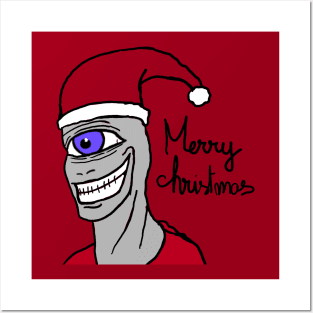 Christmas cyclops Posters and Art